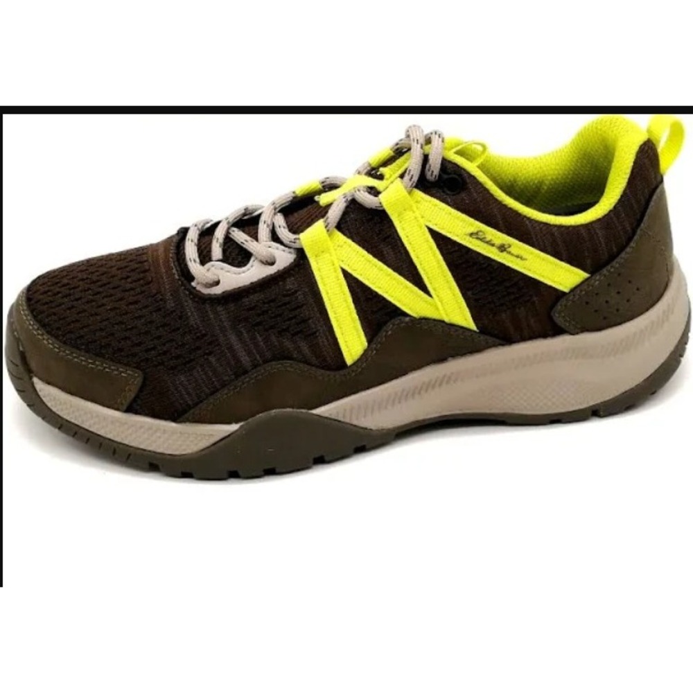 Eddie Bauer Thielsen‎ Trail Olive Lime 10 Wide Hiking Women's Shoes Sneakers NEW